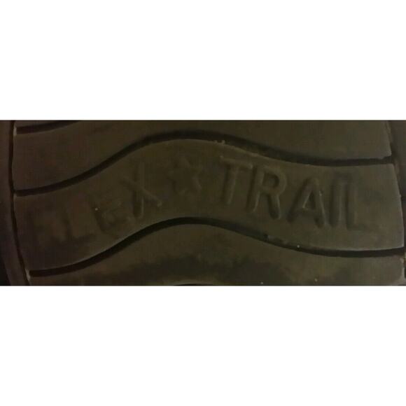 TKS BLACK Red White FLEX TRAIL COWBOY BOOTS - Youth 4 Good Condition - Picture 6 of 7